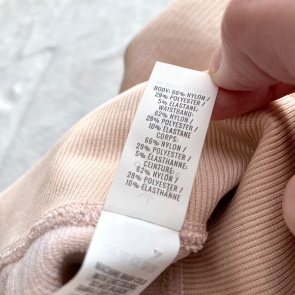 NWOT Aerie Offline High Waisted Ribbed Pink Leggings - Picture 14 of 14